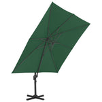 Outdoor Umbrella with Portable Base Green