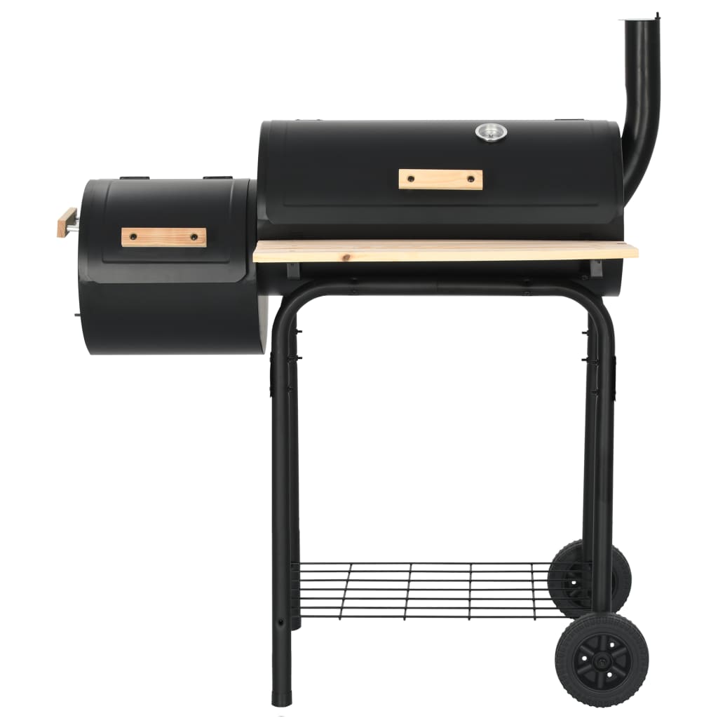 Classic Charcoal BBQ Offset Smoker - 30×29cm