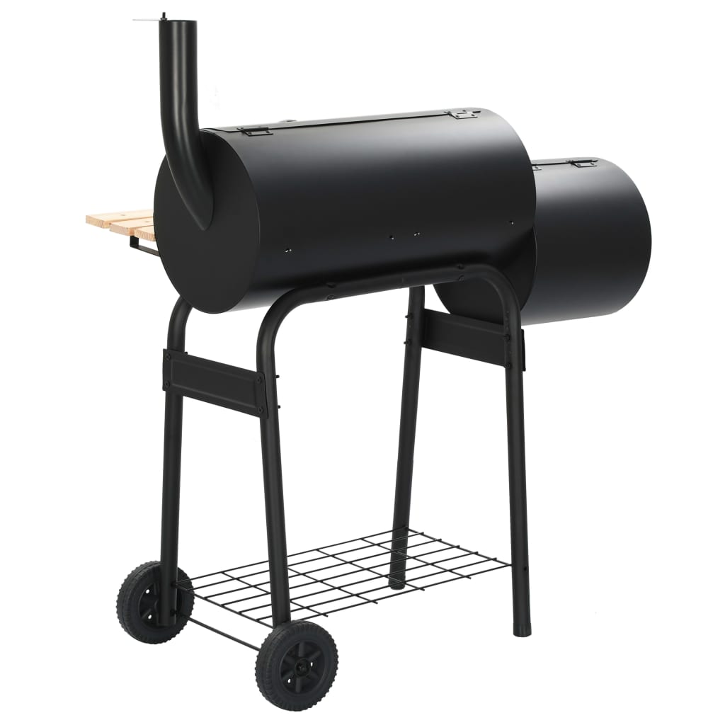 Classic Charcoal BBQ Offset Smoker - 30×29cm
