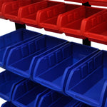 Garage Tool Organiser Blue and Red