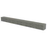 Gabion Wall with Covers Galvanised Steel {Silver}
