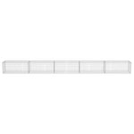 Gabion Wall with Covers Galvanised Steel {Silver}