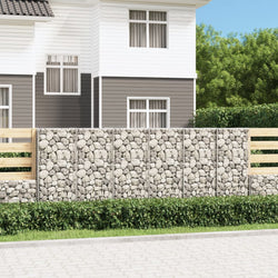 Gabion Wall with Covers Galvanised Steel M