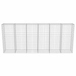 Gabion Wall with Covers Galvanised Steel L