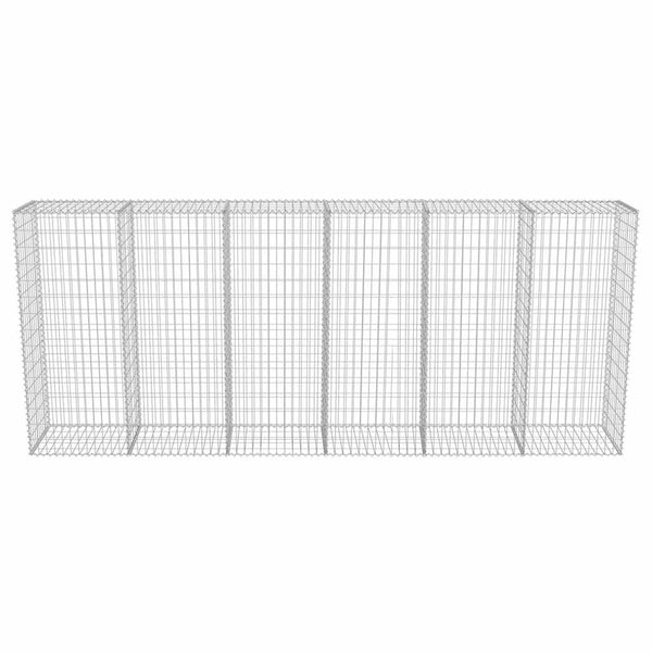  Gabion Wall with Covers Galvanised Steel L