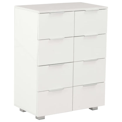 Sideboard High Gloss Chipboard White