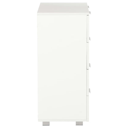 Sideboard High Gloss Chipboard White