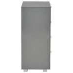 Sideboard High Gloss Chipboard Grey