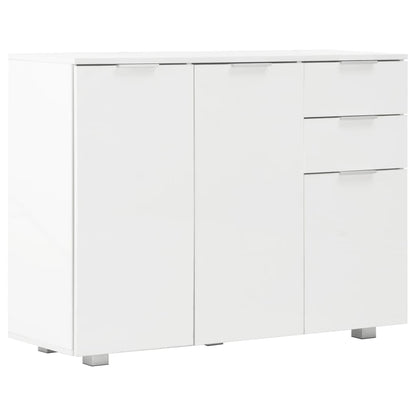 Sideboard High Gloss White - 107×35×80.5cm