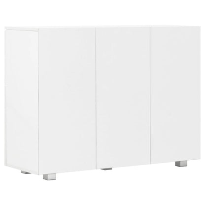Sideboard High Gloss White - 107×35×80.5cm