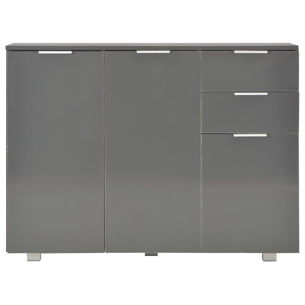 Sideboard High Gloss Grey