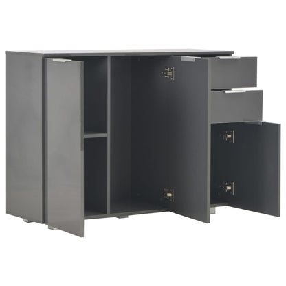 Sideboard High Gloss Grey