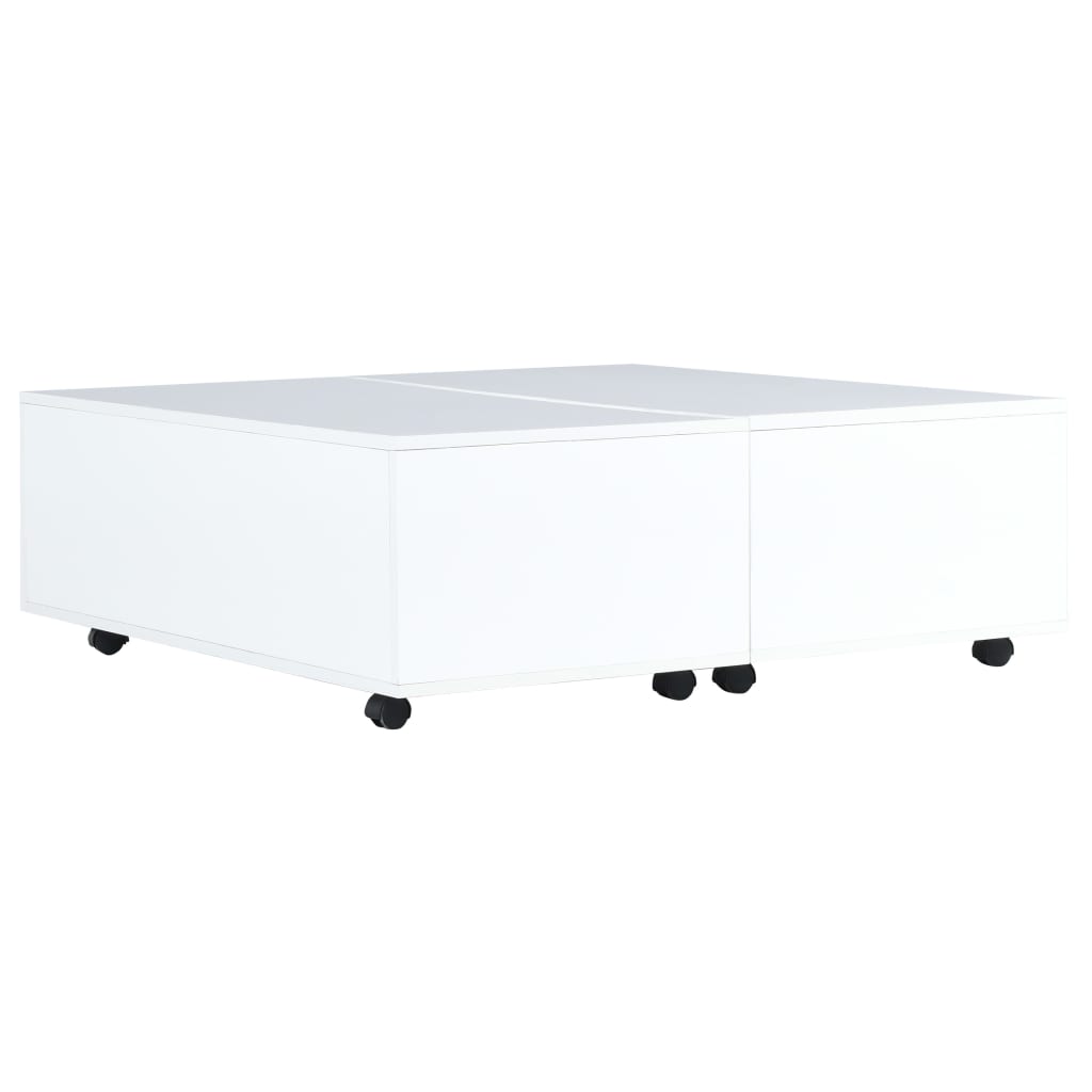 Coffee Table High Gloss -White