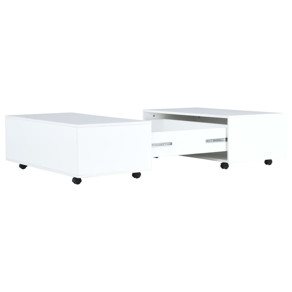 Coffee Table High Gloss -White