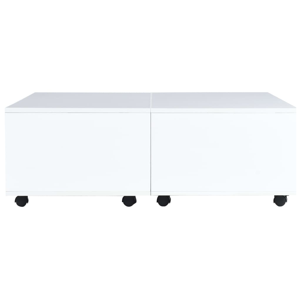 Coffee Table High Gloss -White