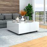 Coffee Table High Gloss -White