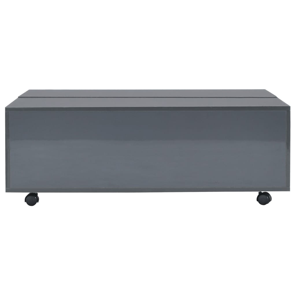 Coffee Table High Gloss -Grey