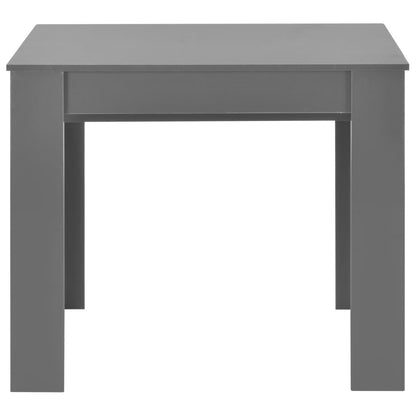 Etendable Dining Table High Gloss Grey