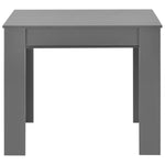 Etendable Dining Table High Gloss Grey