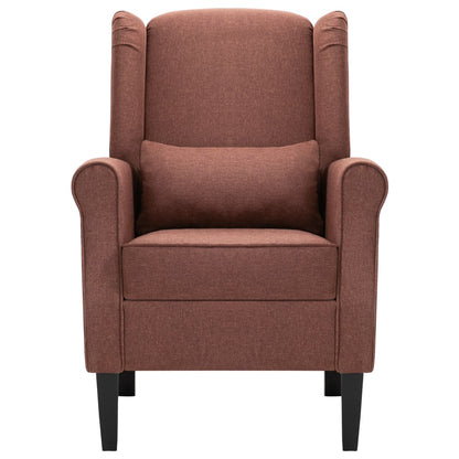 Armchair Brown Fabric