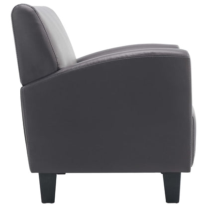 Sofa Chair Grey Leather