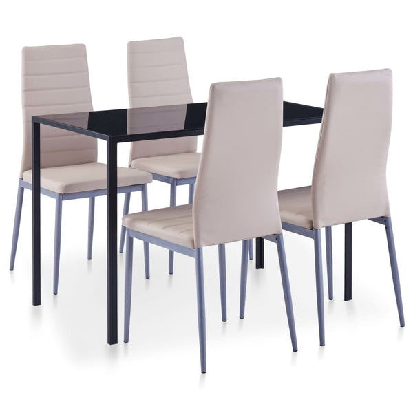  Five Piece Dining Set Cappuccino