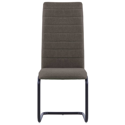 Dining Chairs 2 pcs Taupe Fabric - 42×53.5×99.5cm