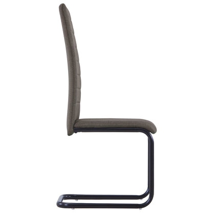 Dining Chairs 2 pcs Taupe Fabric - 42×53.5×99.5cm