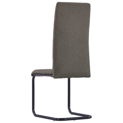 Dining Chairs 2 pcs Taupe Fabric - 42×53.5×99.5cm