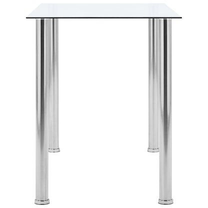 Dining Table Transparent Tempered Glass