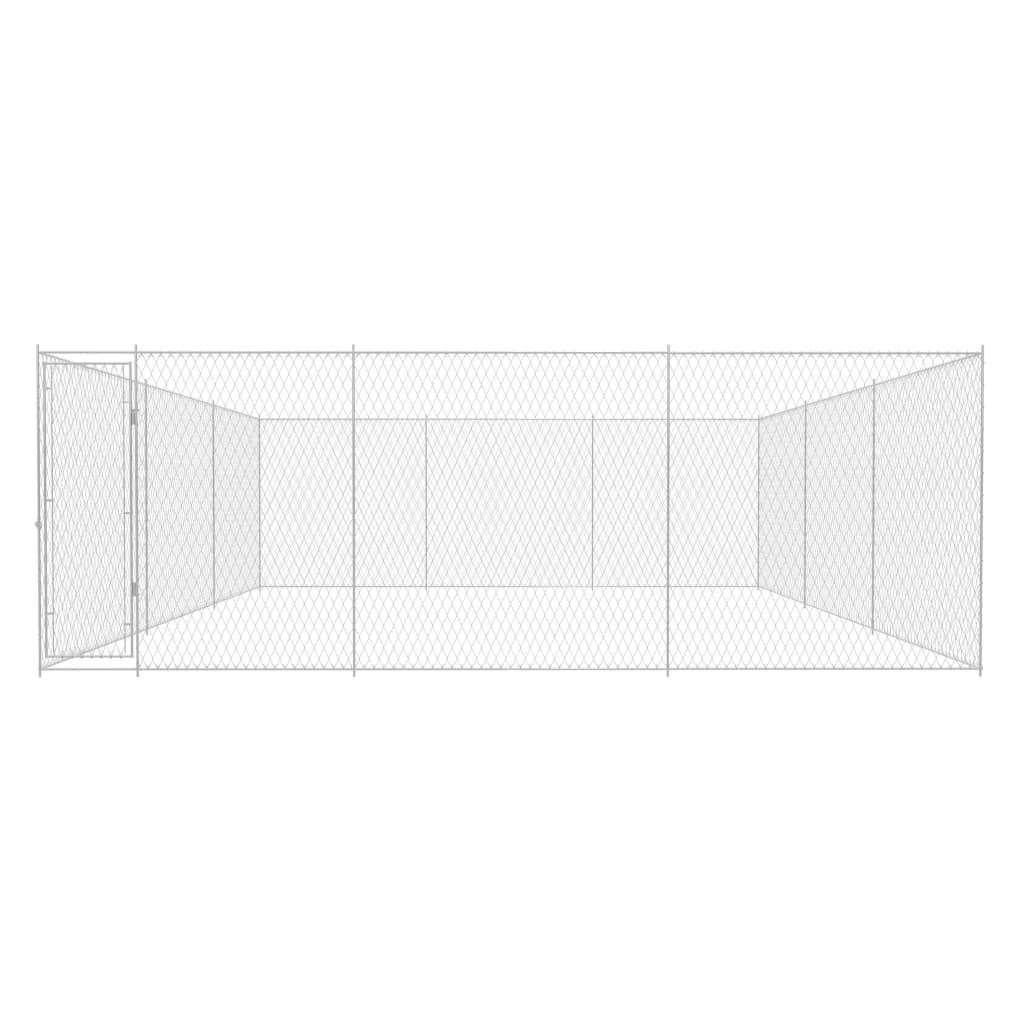 Outdoor Dog Kennel Galvanised Steel 'S