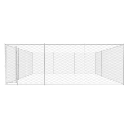 Outdoor Dog Kennel Galvanised Steel 'S