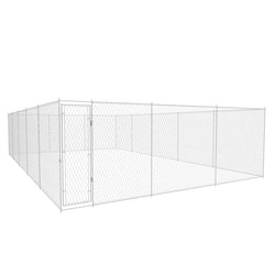 Outdoor Dog Kennel Galvanised Steel  L