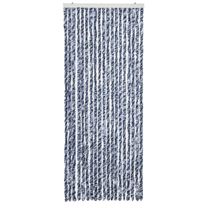 nsect Curtain Blue, White and Silver