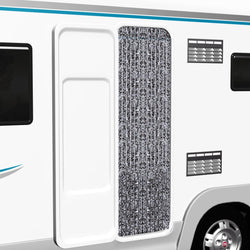 Insect Curtain Brown and Beige