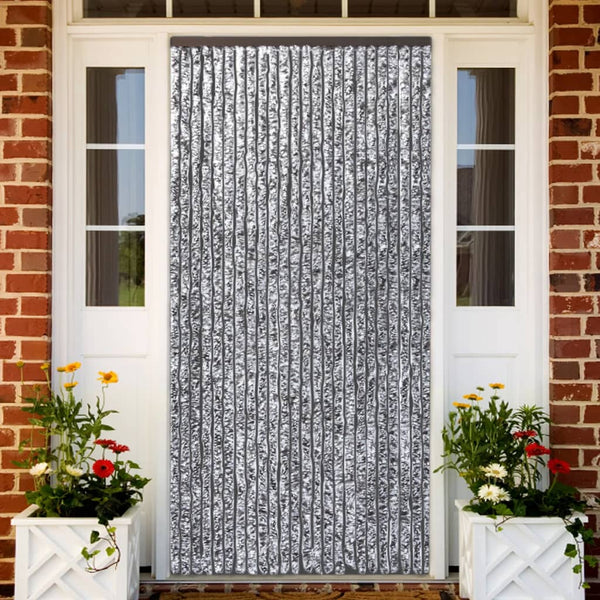  Insect Curtain Polypropylene Chenille Brown and Beige