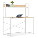 Computer Desk--White and Oak