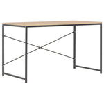 Computer Desk (Black and Oak)