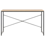 Computer Desk (Black and Oak)