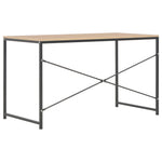 Computer Desk (Black and Oak)