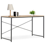 Computer Desk (Black and Oak)