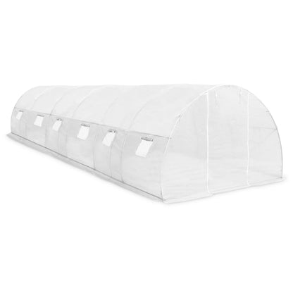 Greenhouse with Steel Foundation - 100×185cm