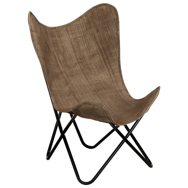  Butterfly Chair Taupe Canvas
