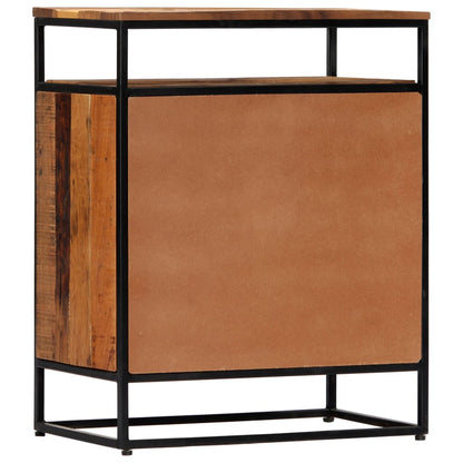 Side Cabinet Solid Reclaimed Wood and Steel