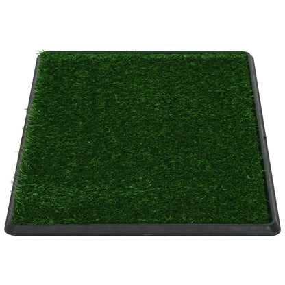 Pet Toilet with Tray and Artificial Turf Green WC