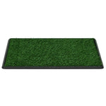 Pet Toilet with Tray and Artificial Turf Green WC