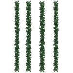 Christmas Garlands 4 pcs Green 270 cm PVC