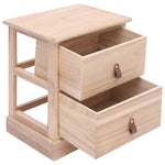 Nightstand Paulownia Wood