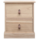 Nightstand Paulownia Wood