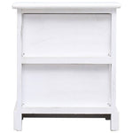 2 pcsBedside Cabinets White